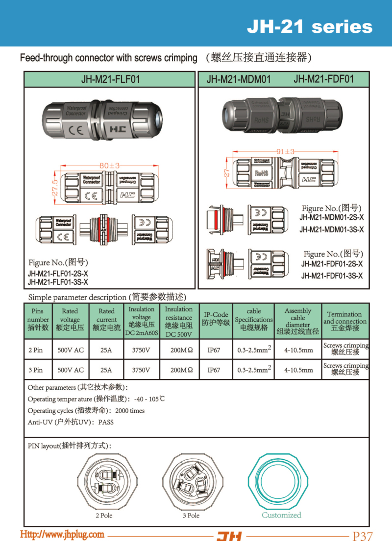 P37-JH-21 series-Feed-through connector with screws crimping.jpg P37-JH-21 series-Feed-through connector with screws crimping.jpg